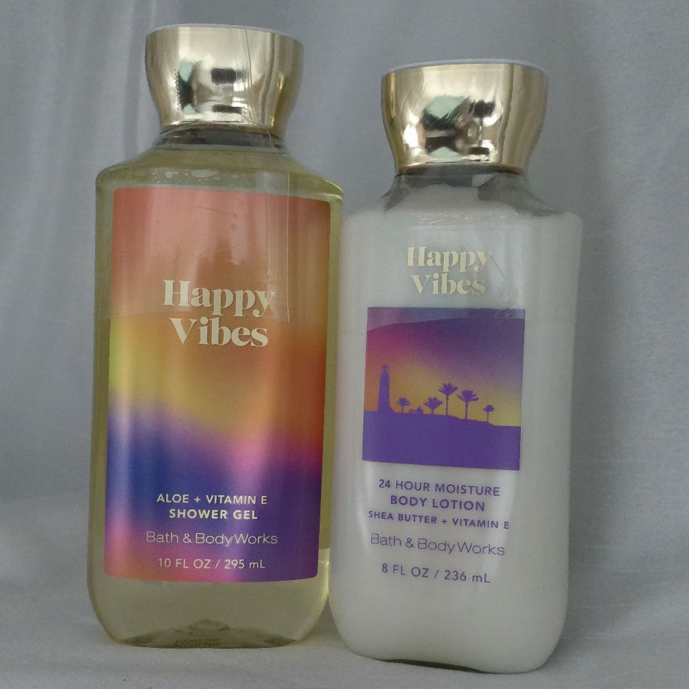 Happy Vibes - Bath and Body Works - Lotion and Shower Gel